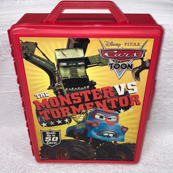 Disney Pixar cars toon the monster vs tormentor 50 car case - Picture 1 of 7